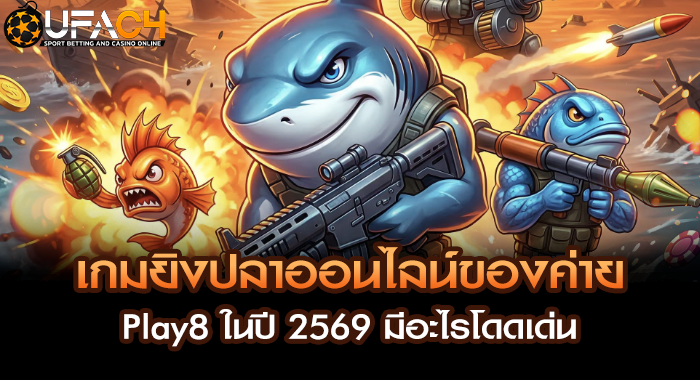 เกมยิงปลาออนไลน์ของค่าย Play8 ในปี 2569 มีอะไรโดดเด่น